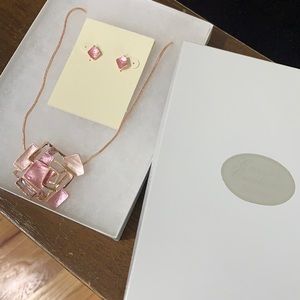Boutique earring necklace set